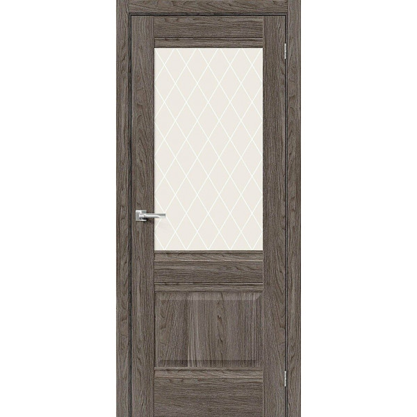 Межкомнатная дверь Прима-3 Ash Wood / White Сrystal