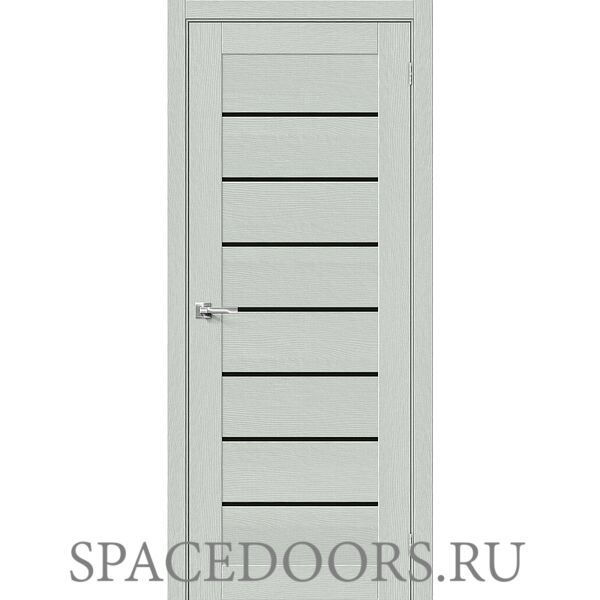 Межкомнатная дверь Браво-22 Grey Wood / Black Star