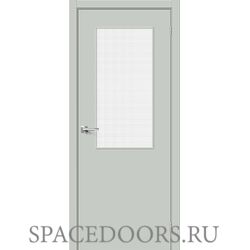 Межкомнатная дверь Браво-7 Grey Pro / Wired Glass 12,5