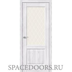 Межкомнатная дверь Неоклассик-33 Riviera Ice / White Сrystal