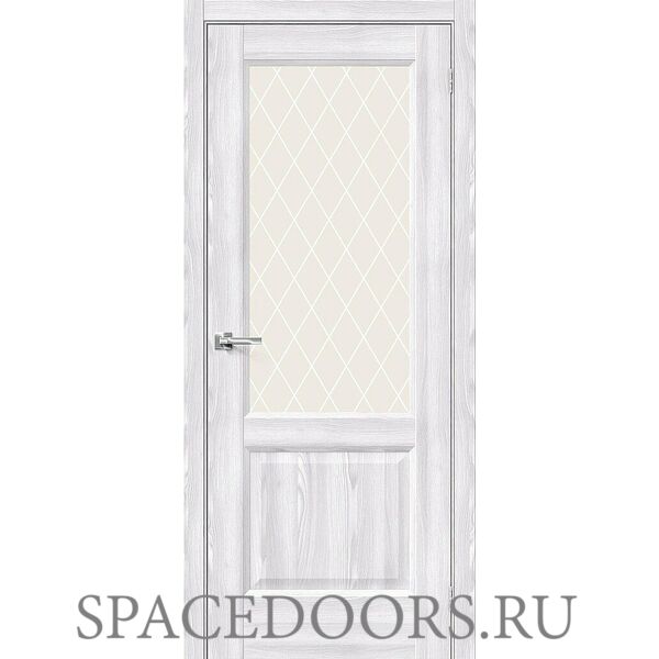 Межкомнатная дверь Неоклассик-33 Riviera Ice / White Сrystal