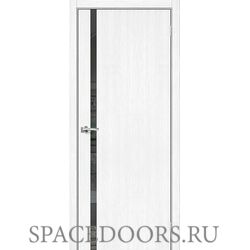 Межкомнатная дверь Браво-1.55 Snow Melinga / Mirox Grey