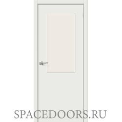 Межкомнатная дверь Браво-7 Super White / Magic Fog