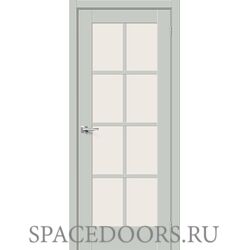 Межкомнатная дверь Прима-11.1 Grey Silk / Magic Fog