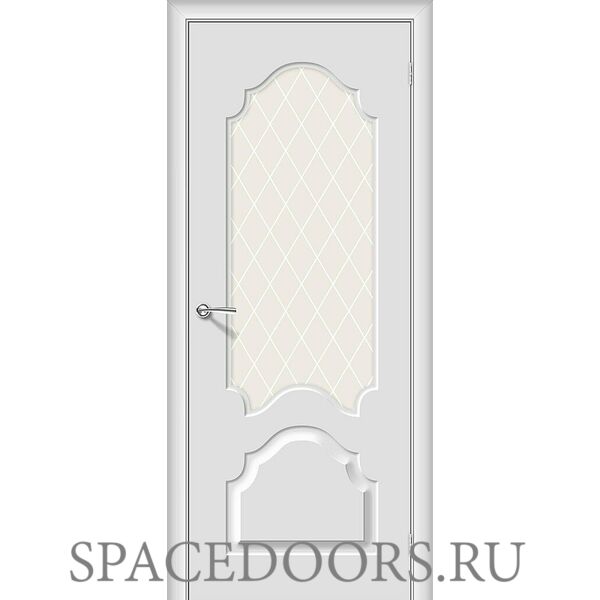 Межкомнатная дверь Скинни-33 Fresco / White Сrystal