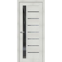 Межкомнатная дверь Браво-27 Bianco Veralinga / Mirox Grey