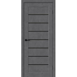 Межкомнатная дверь Браво-22 Slate Art / Black Shine