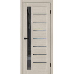 Межкомнатная дверь Браво-27 Cream Melinga / Mirox Grey