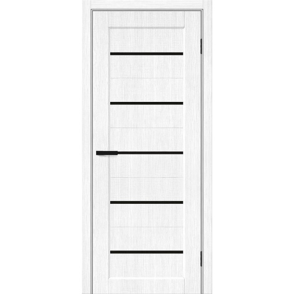 Межкомнатная дверь Мода-22 Black Shine Snow Melinga