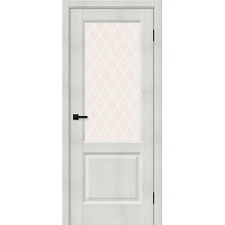 Межкомнатная дверь Неоклассик-33 Bianco Melinga / White Сrystal