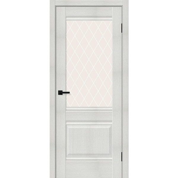 Межкомнатная дверь Прима-3 Bianco Melinga / White Сrystal