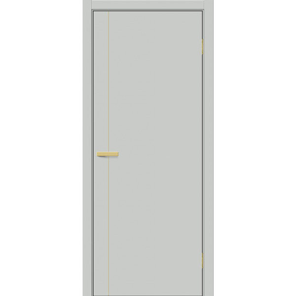 Межкомнатная дверь Браво-0.10.П (SG:P3) Grey Silk