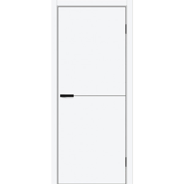 Межкомнатная дверь Браво-0.21 П White Silk