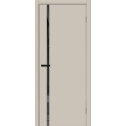 Межкомнатная дверь Браво-0.40.П Cream Silk / Mirox Grey