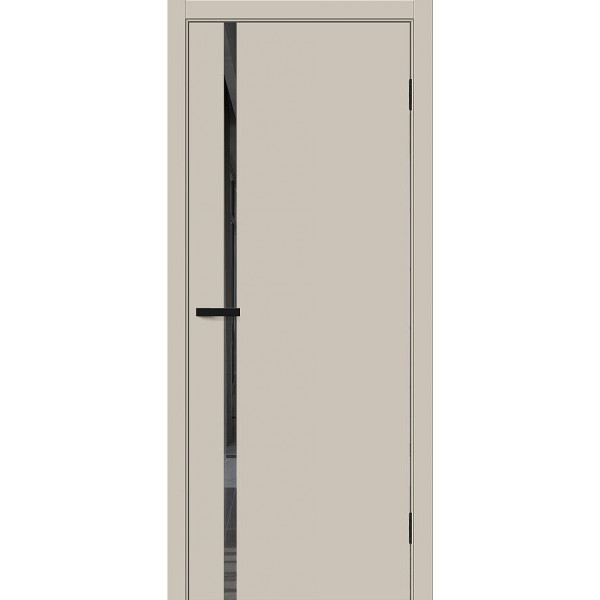 Межкомнатная дверь Браво-0.40.П Cream Silk / Mirox Grey