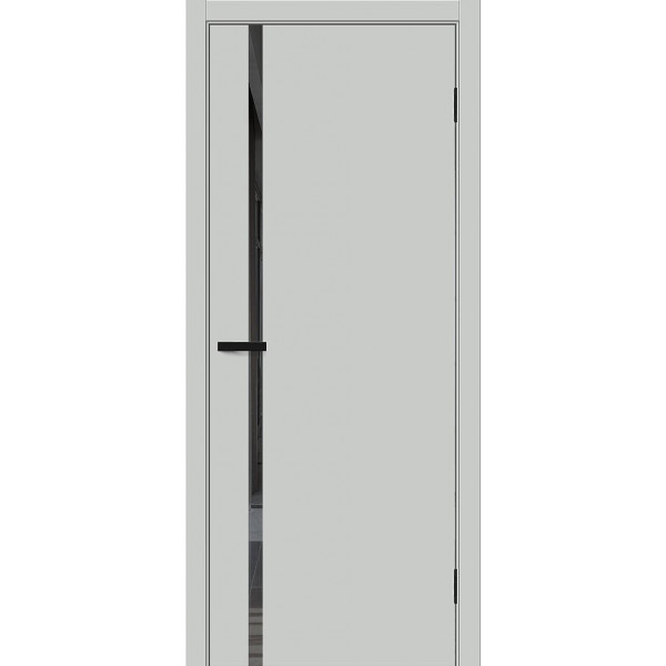Межкомнатная дверь Браво-0.40.П Grey Silk / Mirox Grey