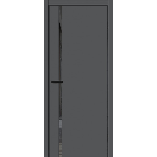 Межкомнатная дверь Браво-0.40.П Stormy Silk / Mirox Grey