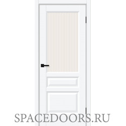 Межкомнатная дверь Неоклассик-35 White Silk / Magic Moru