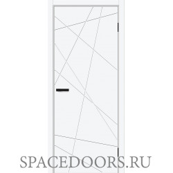 Межкомнатная дверь Граффити-5.Д White Pro