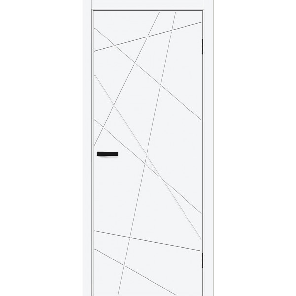 Межкомнатная дверь Граффити-5.Д White Pro