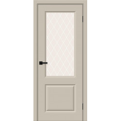 Межкомнатная дверь Скинни-13 Cream Pro / White Сrystal