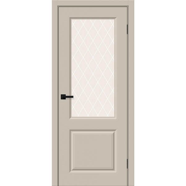 Межкомнатная дверь Скинни-13 Cream Pro / White Сrystal