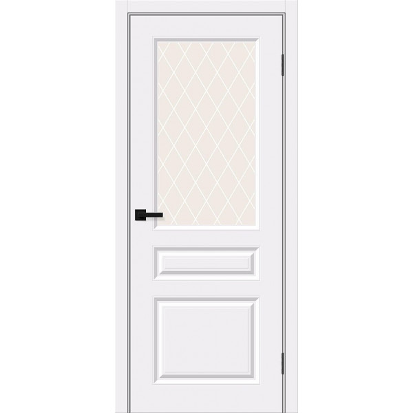 Межкомнатная дверь Скинни-15 White Pro / White Сrystal