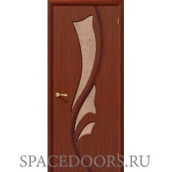 Межкомнатная дверь Эксклюзив Ф-15 (Макоре) / Риф.