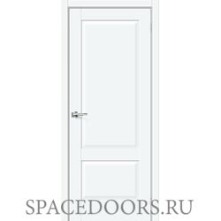 Межкомнатная дверь Прима-12 White Silk