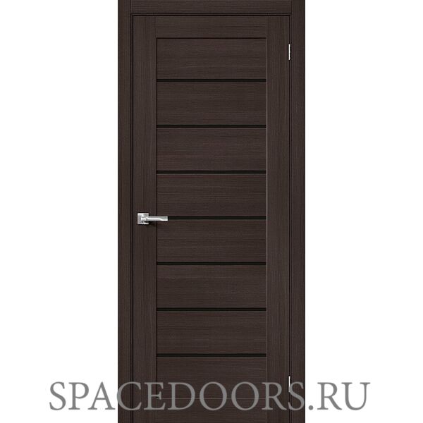 Межкомнатная дверь Браво-22 Wenge Melinga / Black Star