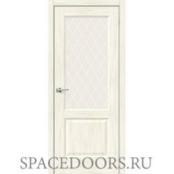 Межкомнатная дверь Неоклассик-33 Nordic Oak / White Сrystal