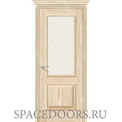 Межкомнатная дверь Классико-13 Без отделки / White Сrystal