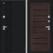 Входная дверь Bravo Thermo Техно Декор-2 Букле черное/Wenge Veralinga