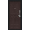 Входная дверь Bravo Мило МФ/BChrome Букле черное/Wenge Melinga