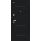 Входная дверь Bravo Техно/BChrome Букле черное/Wenge Melinga