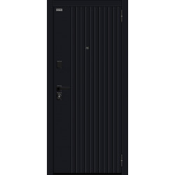 Входная дверь Bravo Граффити-32/SBlack Black Shell/White Pro