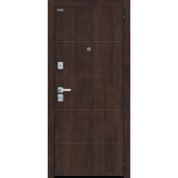 Входная дверь Bravo Прайм/BChrome Almon/Wenge Melinga