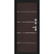 Входная дверь Bravo Лайн/BChrome Букле черное/Wenge Melinga
