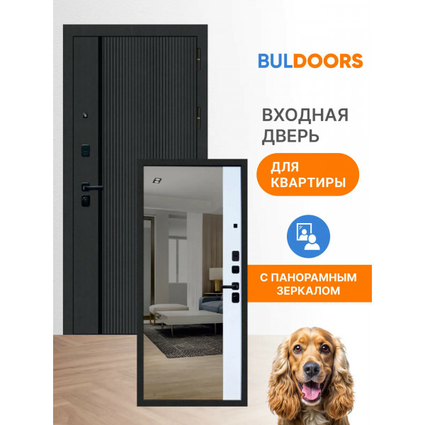 Входная дверь Бульдорс 90 PP MIRROR