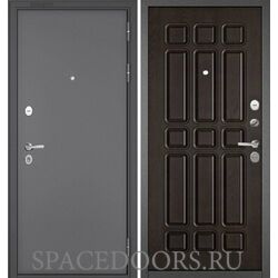 Входная дверь Бульдорс Mass-90 Букле антрацит R-4/Ларче темный 111