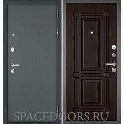 Входная дверь Бульдорс Trust mass Черный муар металлик/Ларче темный 9S-104