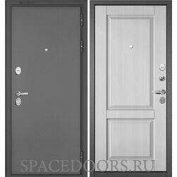 Входная дверь Бульдорс Trust mass Букле графит/Дуб шале белый 9SD-1