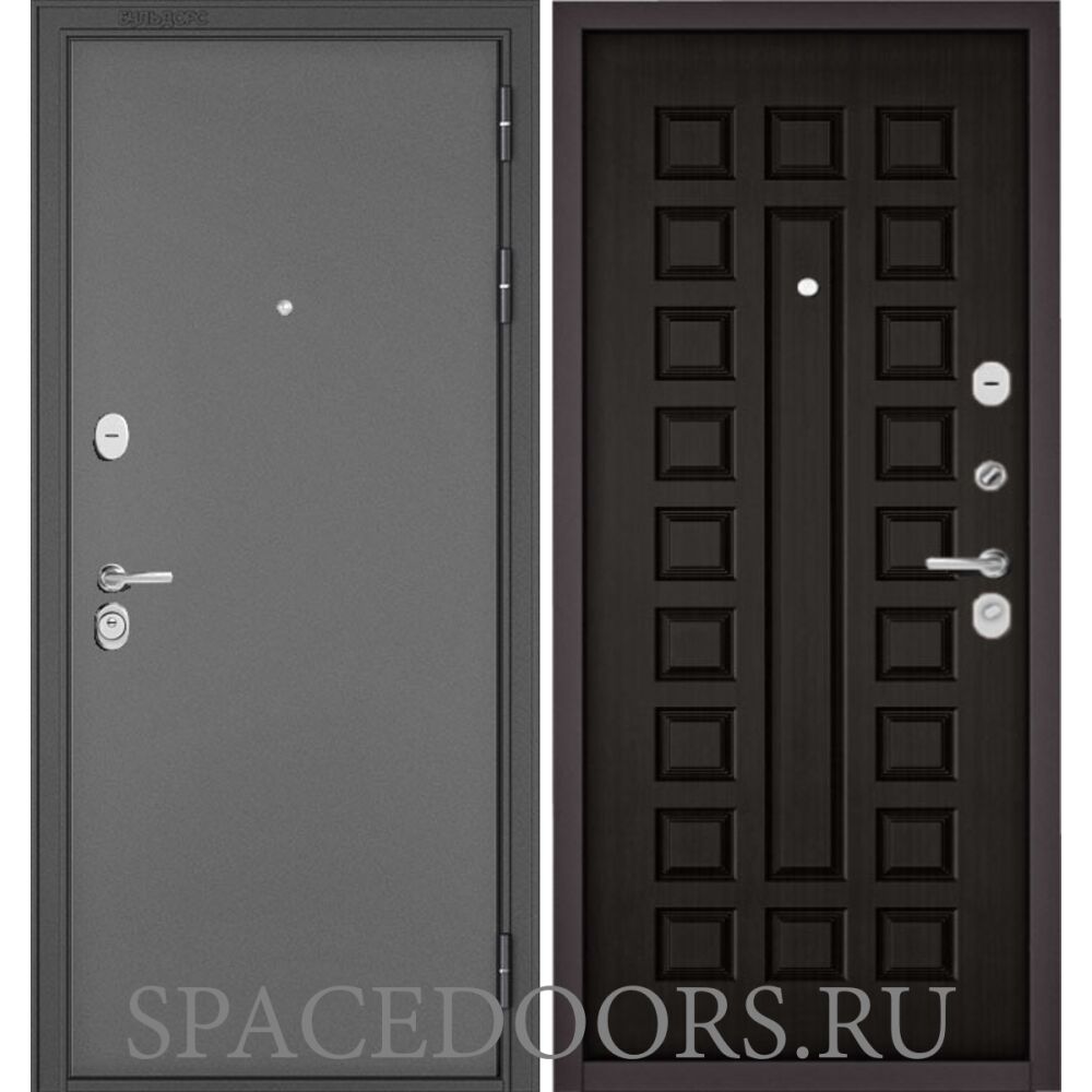 Входная дверь Бульдорс  Trust Standart Букле графит/Венге 9S-110