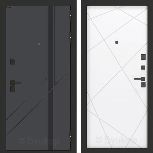 Входная дверь Бункер BN-12 ФЛ-291 Белый софт