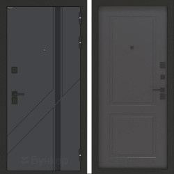 Входная дверь Бункер BN-12 ФЛ-609 Графит софт Входная дверь Бункер BN-12 ФЛ-609 Графит софт