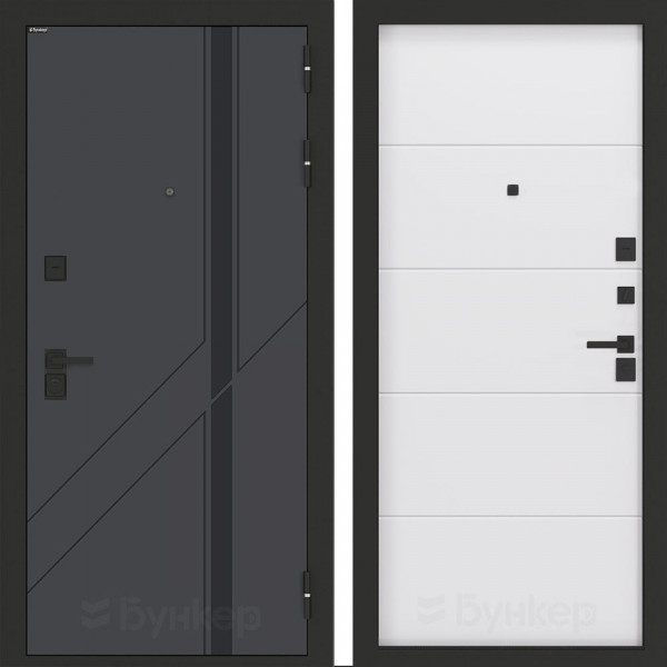 Входная дверь Бункер BN-12 ФЛ-649 Белый софт