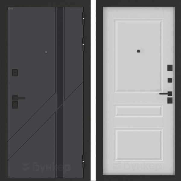 Входная дверь Бункер BN-12 ФЛ-711 Белый софт