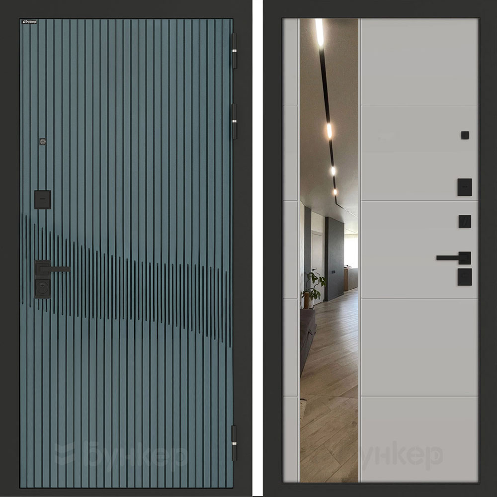 Входная дверь Бункер BN-13 ФЛЗ-649 Грей софт Входная дверь Бункер BN-13 ФЛЗ-649 Грей софт