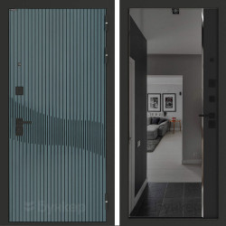 Входная дверь Бункер BN-13 с зеркалом (тонировка) ФЛЗ-618 Черный кварц Входная дверь Бункер BN-13 с зеркалом (тонировка) ФЛЗ-618 Черный кварц