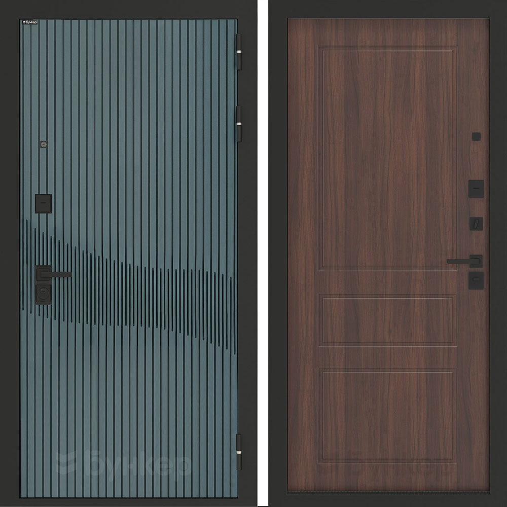 Входная дверь Бункер BN-13 ФЛ-116 Орех бренди Входная дверь Бункер BN-13 ФЛ-116 Орех бренди